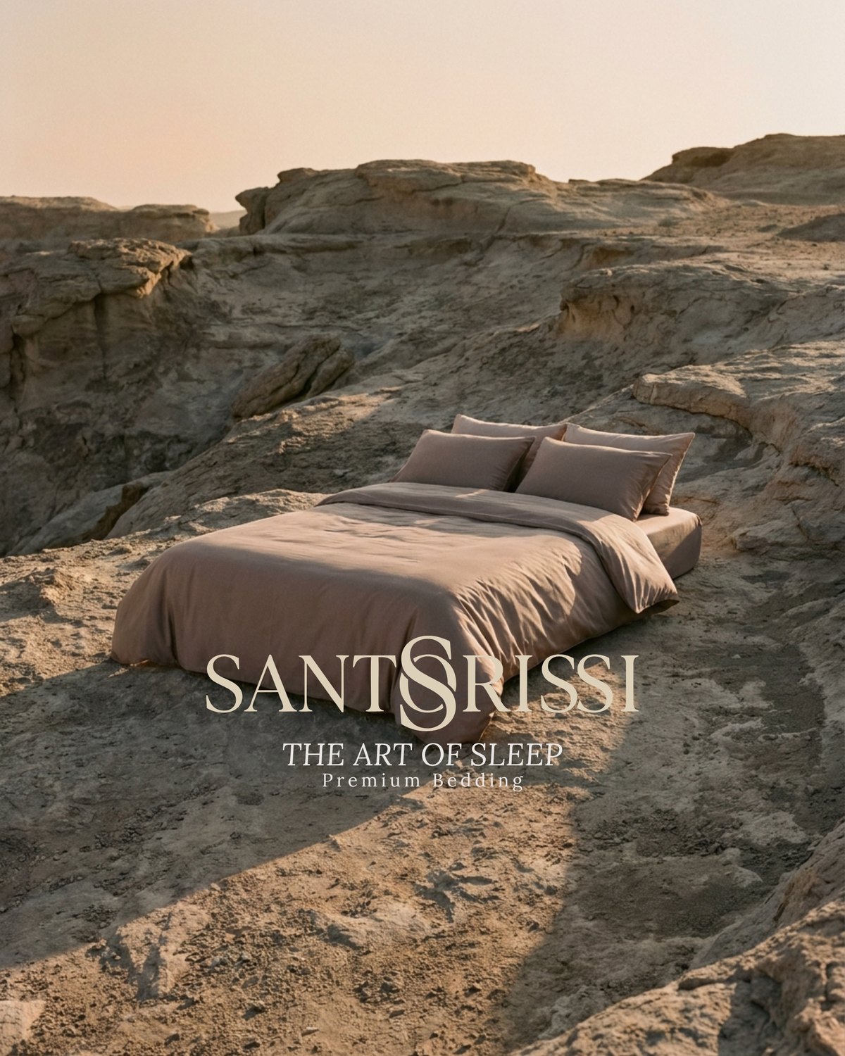 Italian Cotton Sateen King Bedding Set – Pietra e Cenere Collection · Pietra viva
