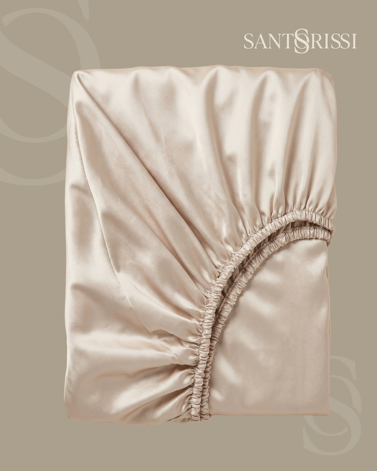Champagne Italian MicroModal satin bedding – MONET Collection (Shine)