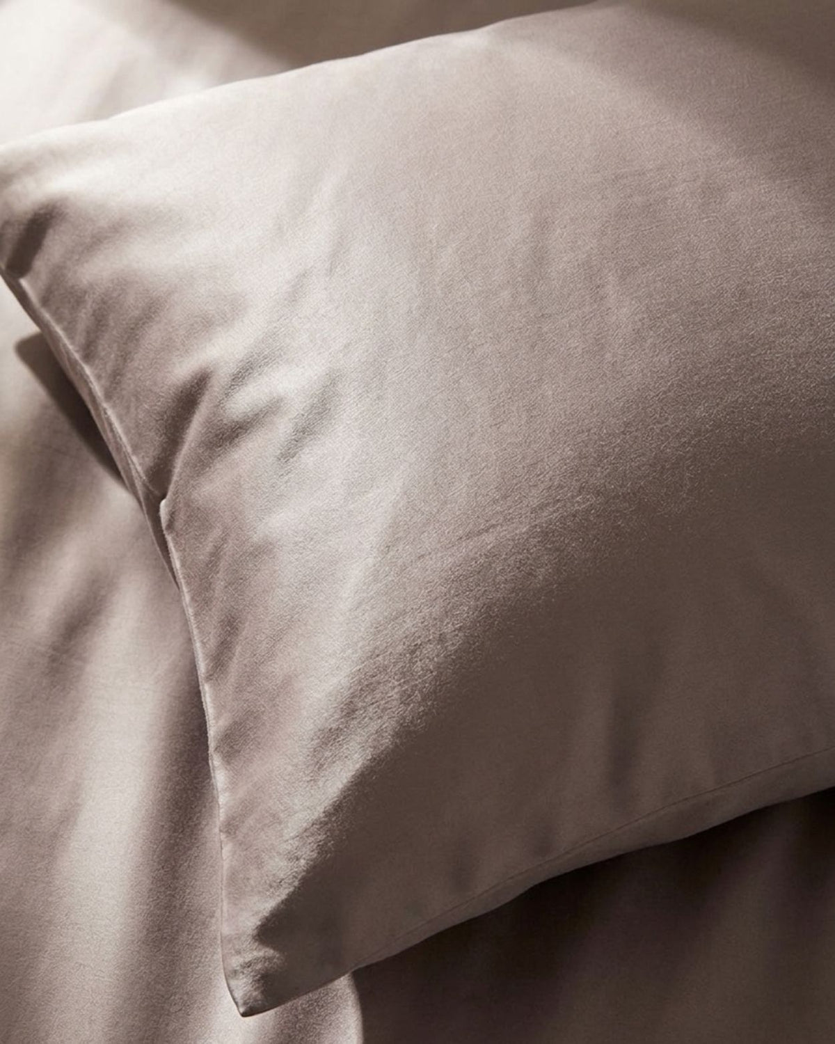 Double Duvet Cover Set 200x200 with 2 Pillowcases · Italian Cotton Sateen · Pietra viva