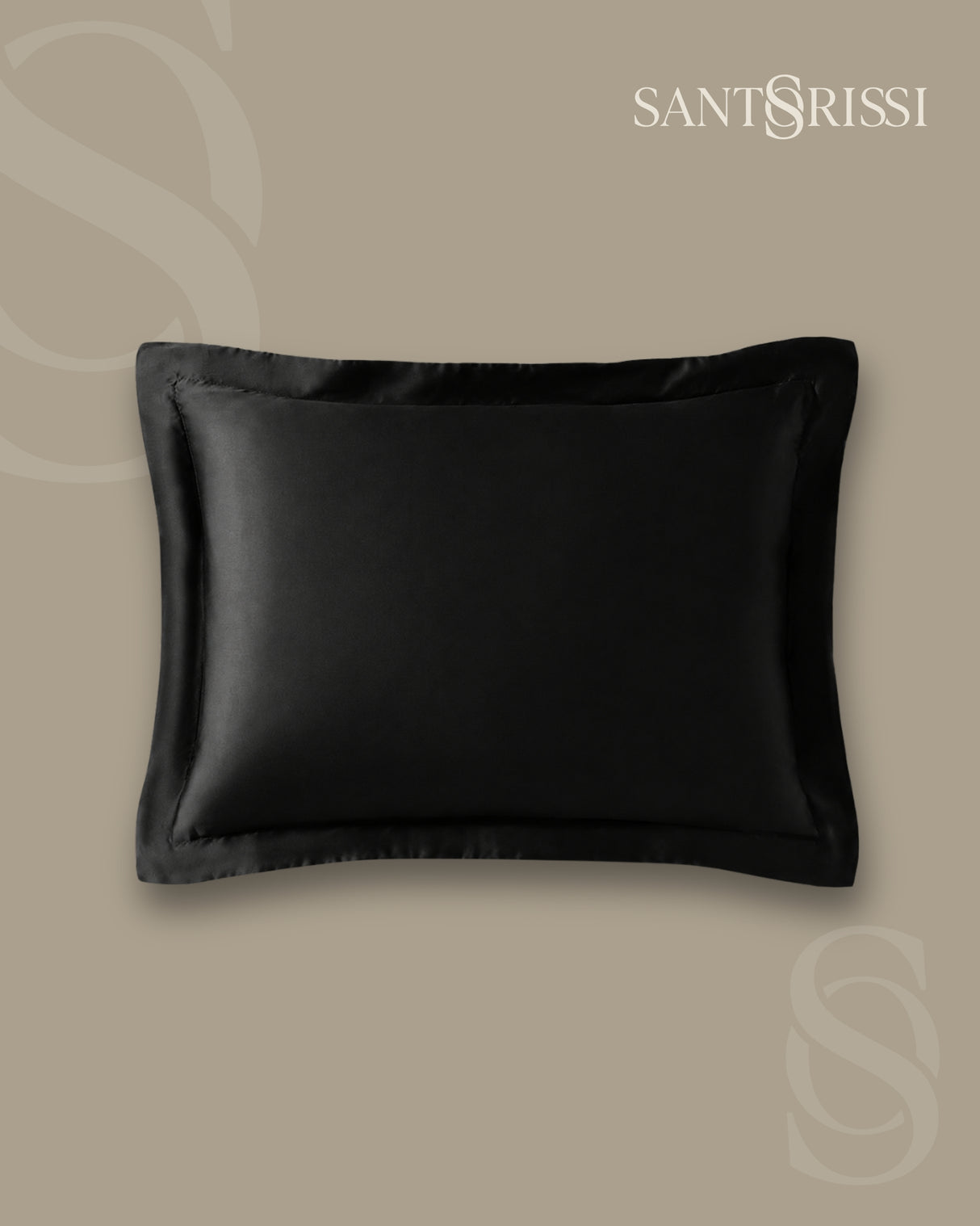 Italian MicroModal Pillowcase – MONET Collection · Nero