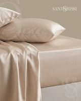 Champagne Italian MicroModal satin bedding – MONET Collection (Shine)