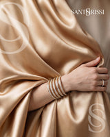 Gold Italian MicroModal satin bedding – MONET Collection (Dorato)