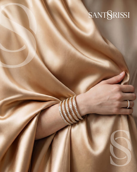 Gold Italian MicroModal satin bedding – MONET Collection (Dorato)