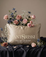 Champagne Italian MicroModal satin bedding – MONET Collection (Shine)