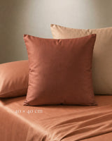 Sand Italian cotton sateen bedding – Terra Bruciata Collection (Sabbia secca)