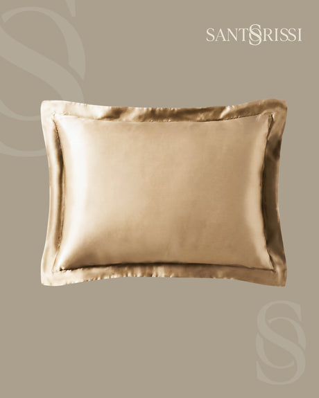 Gold Italian MicroModal satin bedding – MONET Collection (Dorato)
