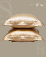 Gold Italian MicroModal satin bedding – MONET Collection (Dorato)