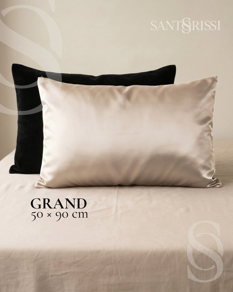 Champagne Italian MicroModal satin bedding – MONET Collection (Shine)