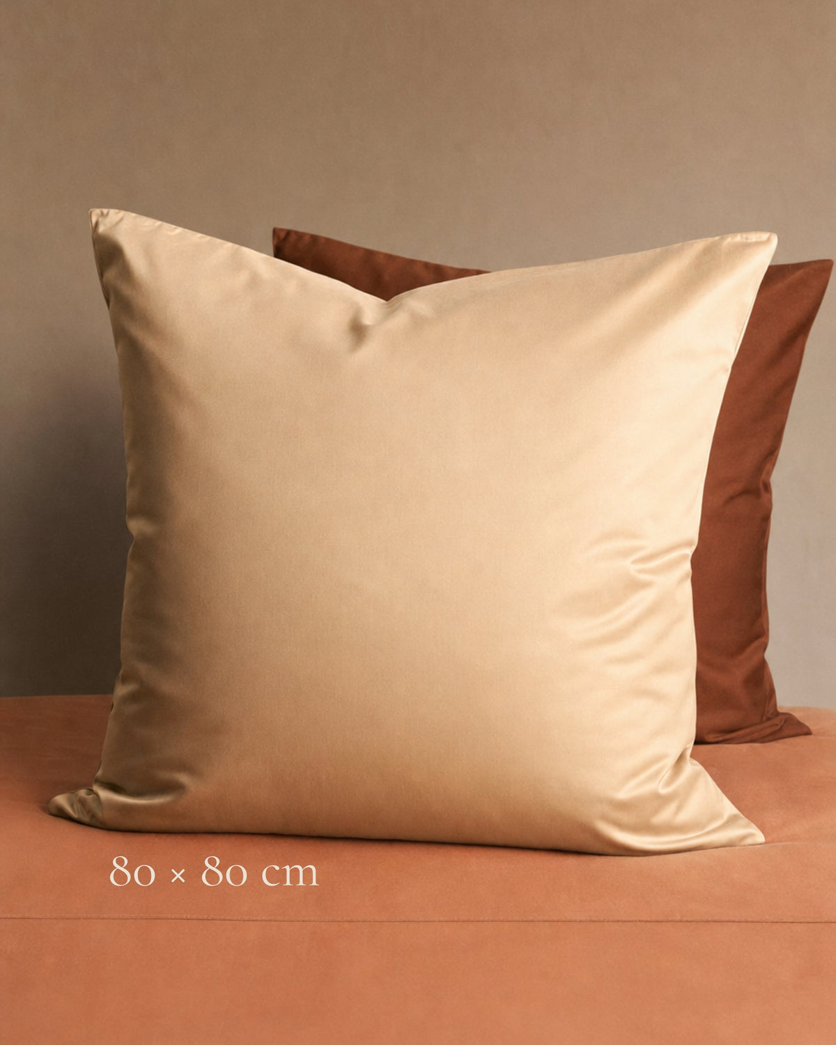 Sand Italian cotton sateen bedding – Terra Bruciata Collection (Sabbia secca)