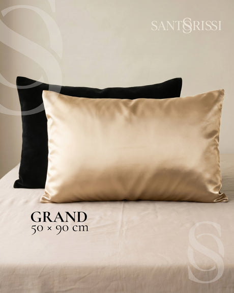 Gold Italian MicroModal satin bedding – MONET Collection (Dorato)