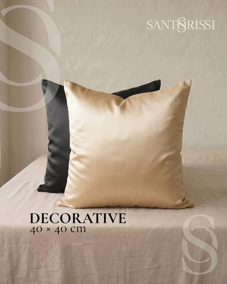 Gold Italian MicroModal satin bedding – MONET Collection (Dorato)