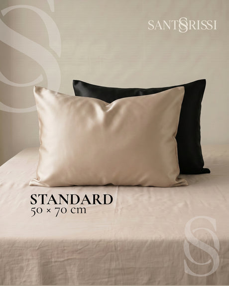 Champagne Italian MicroModal satin bedding – MONET Collection (Shine)