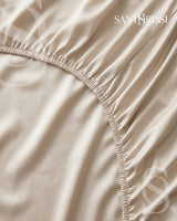 Champagne Italian MicroModal satin bedding – MONET Collection (Shine)