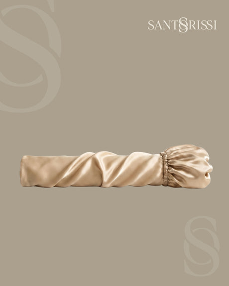 Gold Italian MicroModal fitted sheet – MONET Collection (Dorato)
