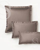 Taupe Italian cotton sateen bedding – Pietra e Cenere Collection (Pietra viva)