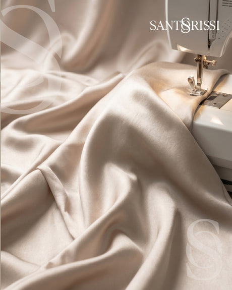 Champagne Italian MicroModal satin bedding – MONET Collection (Shine)