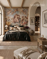 Black Italian MicroModal satin bedding – MONET Collection (Nero)