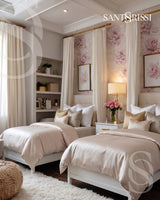 Champagne Italian MicroModal satin bedding – MONET Collection (Shine)