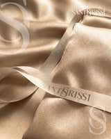 Gold Italian MicroModal satin bedding – MONET Collection (Dorato)