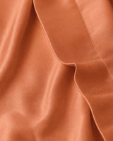 Italian Cotton Sateen Flat Sheet – Terra Bruciata Collection · Muro al tramonto