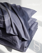 Slate grey Italian cotton sateen bedding – Pietra e Cenere Collection (Ardesia)