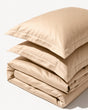 Sand Italian cotton sateen bedding – Terra Bruciata Collection (Sabbia secca)