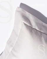 Light grey Italian cotton sateen bedding – Pietra e Cenere Collection (Cenere chiara)
