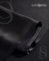 Black Italian MicroModal satin bedding – MONET Collection (Nero)