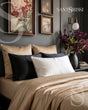 Gold Italian MicroModal satin bedding – MONET Collection (Dorato)