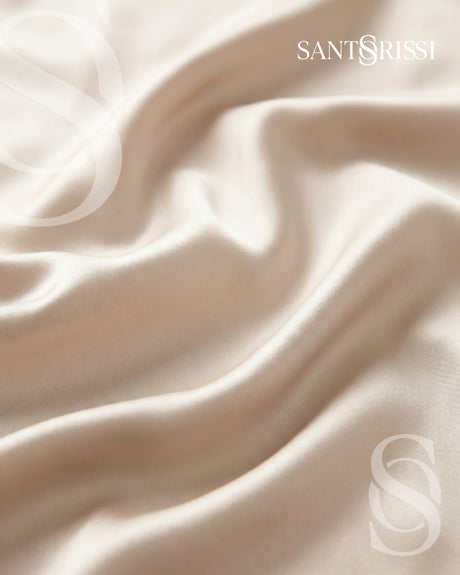 Champagne Italian MicroModal satin bedding – MONET Collection (Shine)