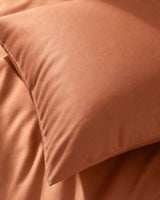 Italian Cotton Sateen Pillowcase – Terra Bruciata Collection · Muro al tramonto