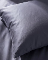 Double Duvet Cover Set 200x200 with 2 Pillowcases · Italian Cotton Sateen · Ardesia