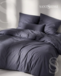 Slate grey Italian cotton sateen bedding – Pietra e Cenere Collection (Ardesia)