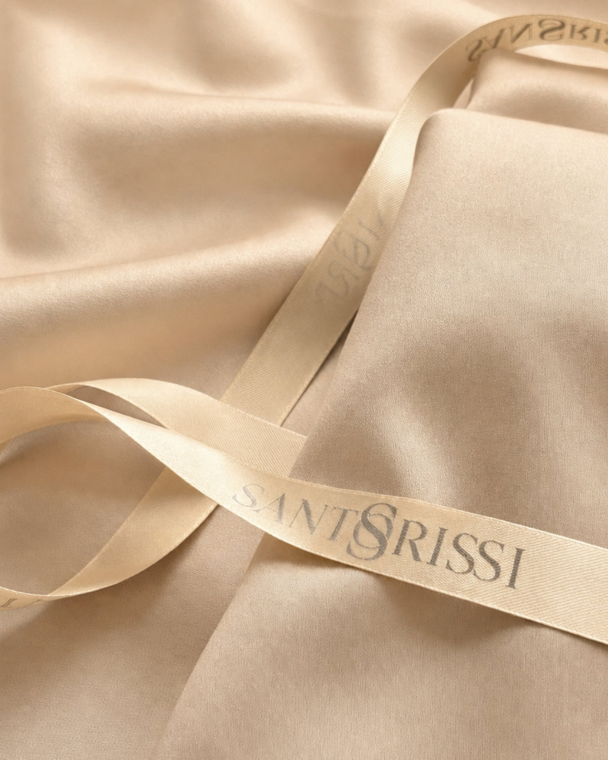 Sand Italian cotton sateen bedding – Terra Bruciata Collection (Sabbia secca)