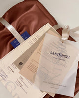 Italian Cotton Sateen Fitted Sheet – Terra Bruciata Collection · Argilla scura