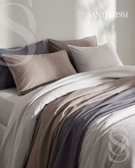 Italian cotton sateen bedding – Pietra e Cenere Collection 