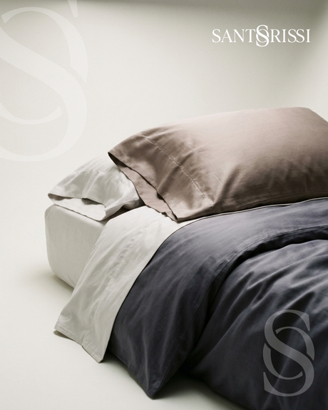 Taupe Italian cotton sateen bedding – Pietra e Cenere Collection (Pietra viva)