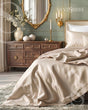 Champagne Italian MicroModal satin bedding – MONET Collection (Shine)