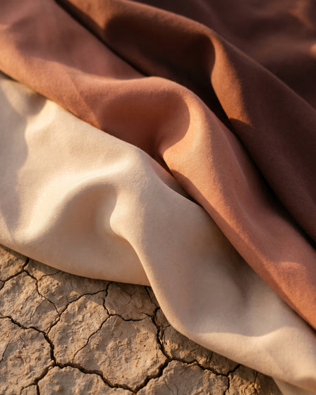 Sand Italian cotton sateen bedding – Terra Bruciata Collection (Sabbia secca)