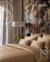 Gold Italian MicroModal satin bedding – MONET Collection (Dorato)