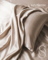 Champagne Italian MicroModal satin bedding – MONET Collection (Shine)